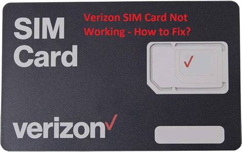 verizon sim card not found